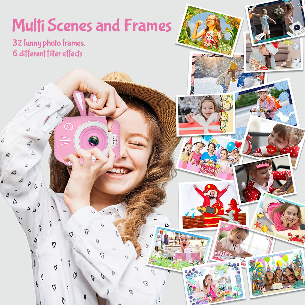 Children's Camera Can Take Pictures and Videos, Mini Camera, Birthday Gift, Small Slr Polaroid Camera, Foreign Trade Explosion