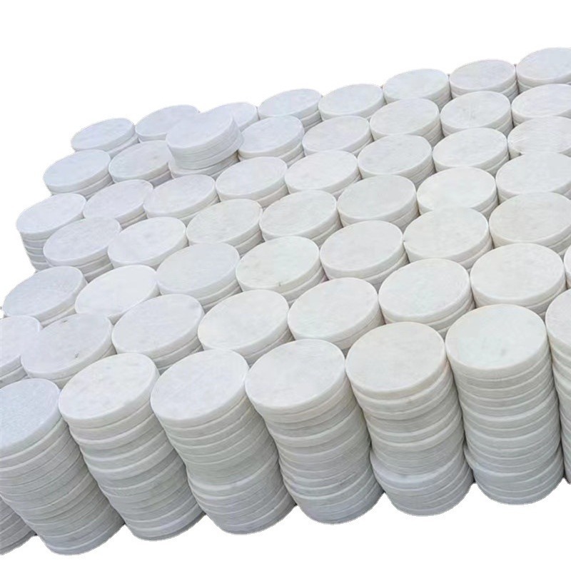 Painting Stone White Regular Round Pieces Available in Stock Oval Shape Regular Flat Round Pebbles DIY Painting Raw Stone