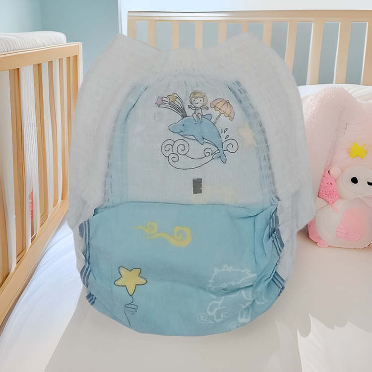 Одноразовые водонепроницаемые подгузники для детей, не содержащие флуоресцентных веществ