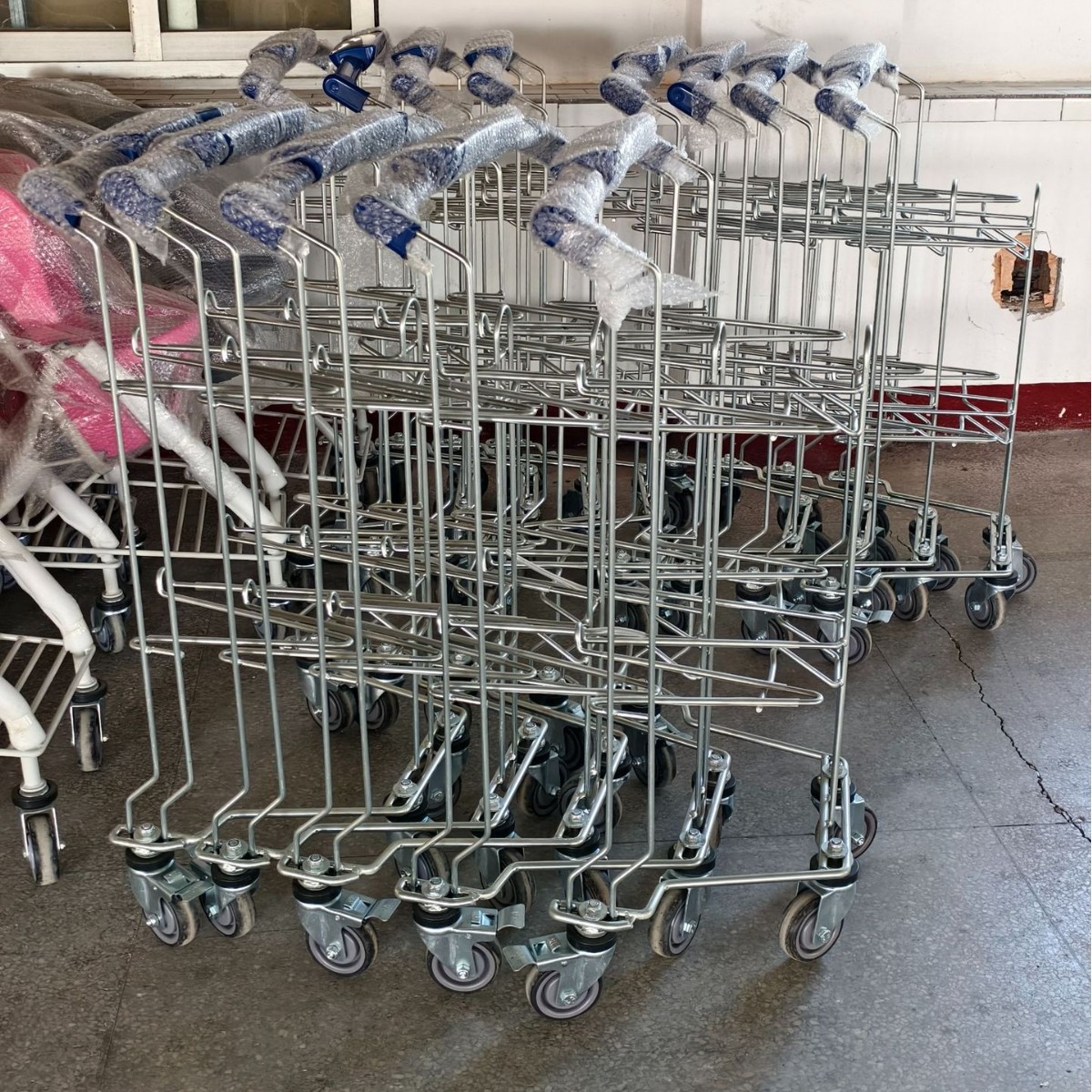 Multi-Layer Dining Cart Can Hold Dinner Plates, Supermarket Shopping Cart, Baosteel Material Restaurant Trolley, Burger Shop Detachable