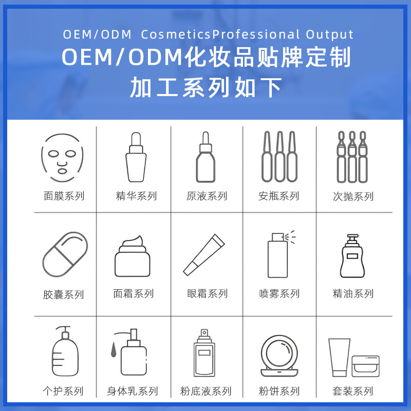 Hospital Skin Care Product Set, Big-Name Oem Customization, Water Cream, Moisturizing Skin Care Product Set, Oem