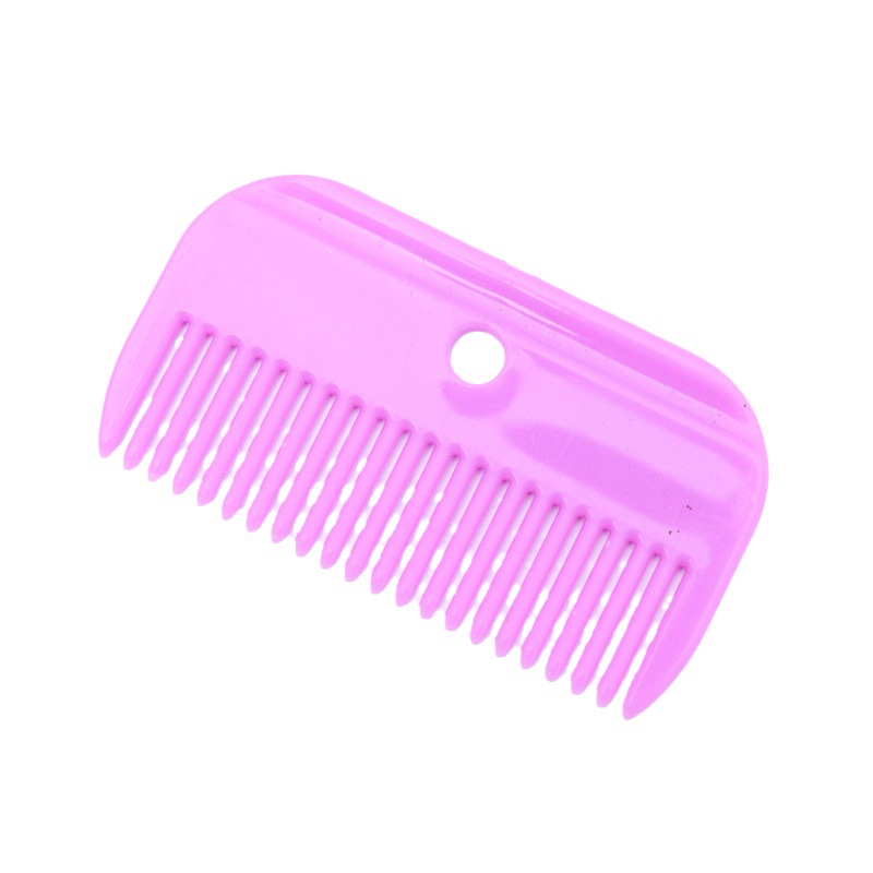 Plastic rounded horse comb equestrian horse combing cleaning tools wholesale portable outdoor equestrian supplies Harness accessories