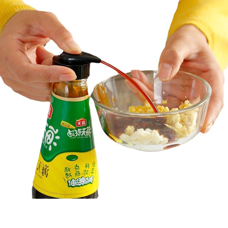 Oil-Consuming Bottle Oyster Sauce Bottle Pressure Nozzle Pump Head Squeeze Household Haitian Vacuum Oil-Consuming Pressure Nozzle Squeeze Oyster Sauce