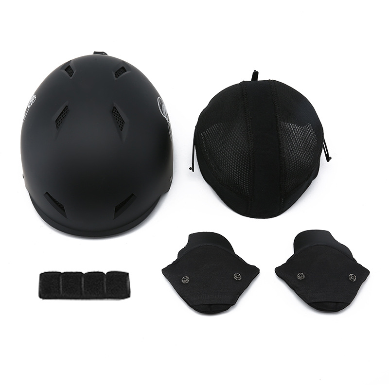 Sports helmet skiing sports men's and women's single and double board warm head protection adults and children 3C protection/ski helmet 062