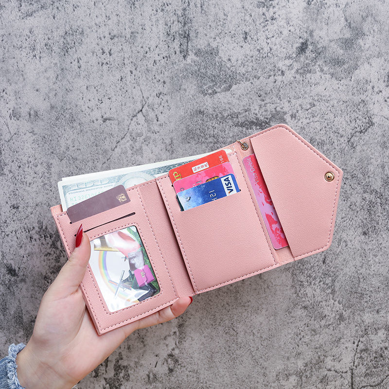 New Wallet Women's Short Multi-Card Women's Small Wallet Mini Student Small Handbag Fashion Coin Purse Clutch Bag