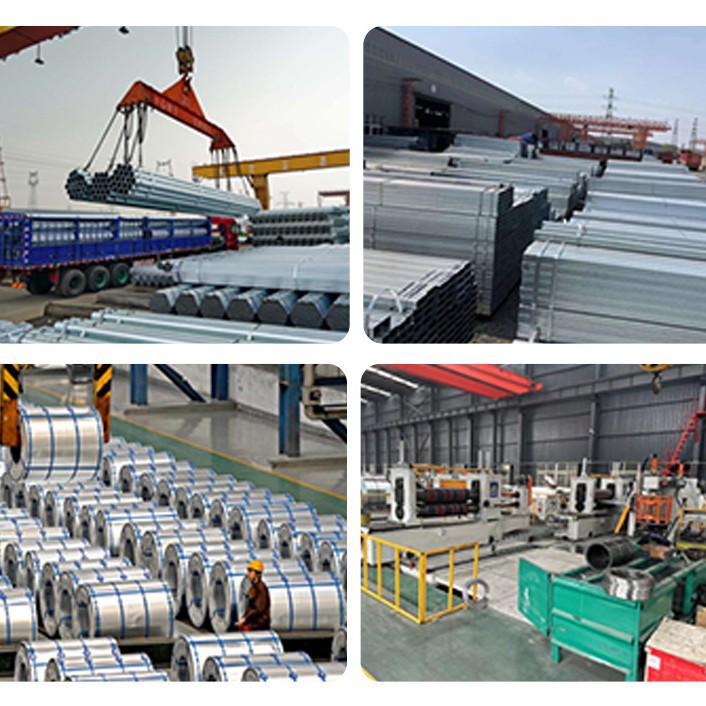 Zinc Aluminum Magnesium Square Tube 275g S350 Zinc Aluminum Magnesium Sunroom Column Curtain Wall Photovoltaic Column Rectangular Tube Manufacturer