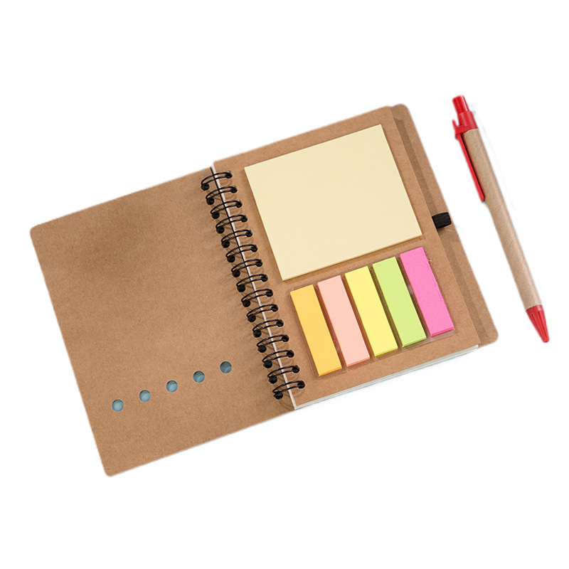 Coil Notebook Wholesale Note Pad Note Paper N Times Kraft Paper Small Notebook Notebook Can Be Printed with Logo