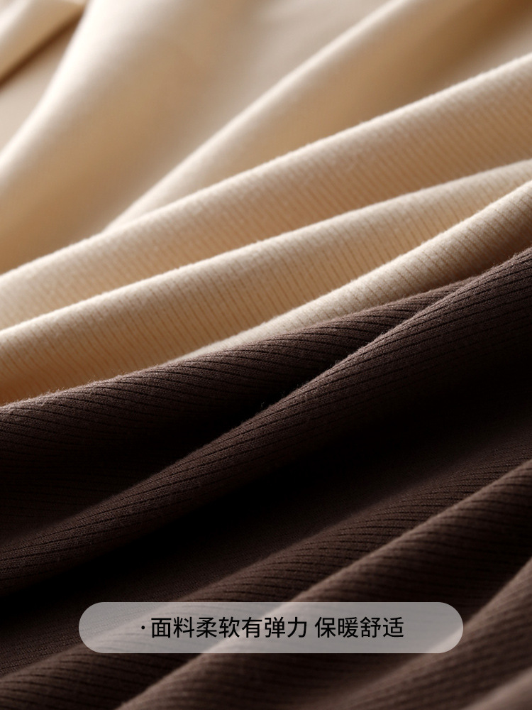 Pregnant Women's Warm Vest Autumn and Winter fleece-lined Inner Base Top Pregnant Women's Free Bra Nursing Underwear Nursing Underwear Nursing Sling