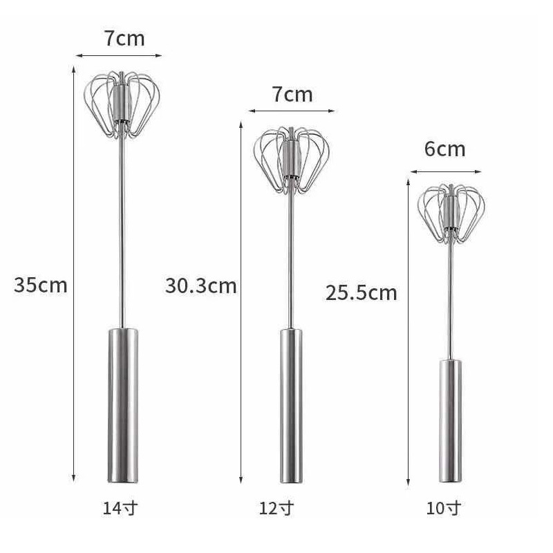 Manual Egg Beater Cream Beater Press Mixer Household Milk Beater Baking Tools Household Beater