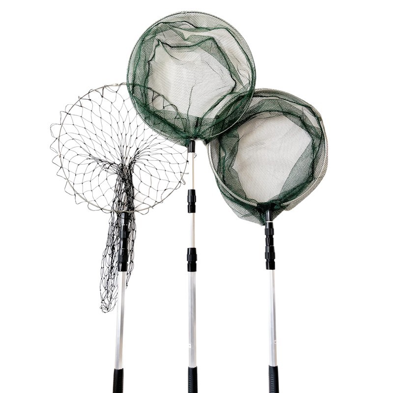 Aluminum alloy copy net folding net head copy net pocket telescopic rod can be positioned fishing net fishing net aluminum alloy copy net rod