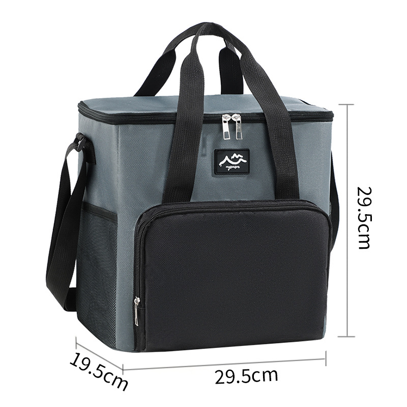 New Style Simple Solid Color Lunch Bag Cross-border Hot Selling Fashion Meal Bag for Office workers with Meal Insulation Bag Bento Lunch Box Bag