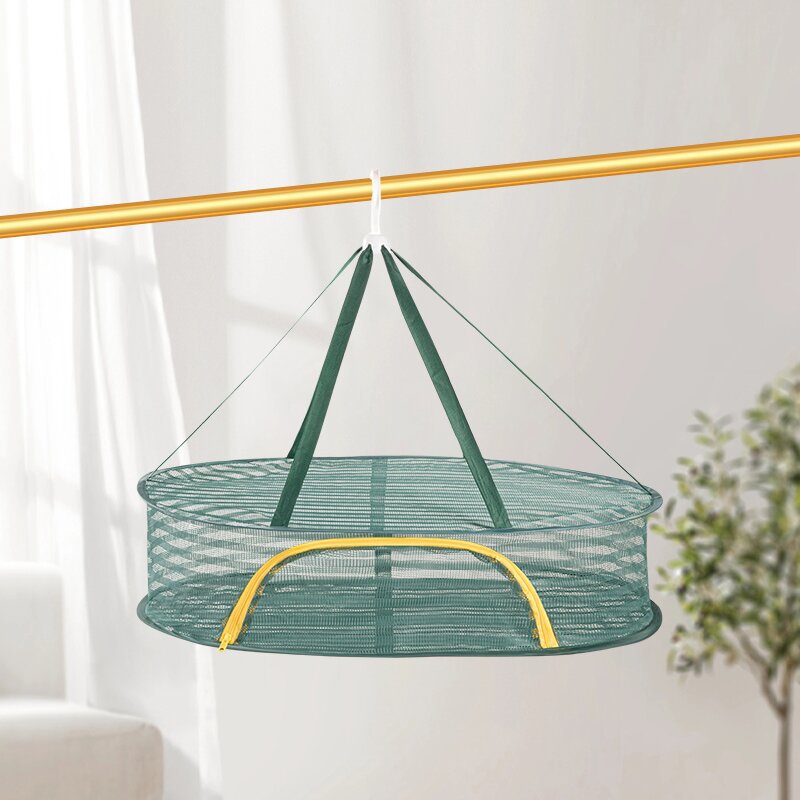 Factory Supply Cross-Border Hot-Selling Product: Drying Net for Drying Goods, Clothes Drying Basket, Drying Fish and Chili Peppers, Fully Enclosed Mosquito-Proof Wholesale