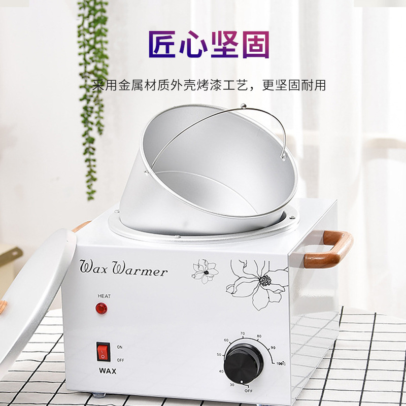 Cross-Border Beauty Wax Therapy Machine Single Pot Care Beauty Manicure Wax Melting Machine Hair Removal Wax Bean Rapid Heater Wax Therapy Machine