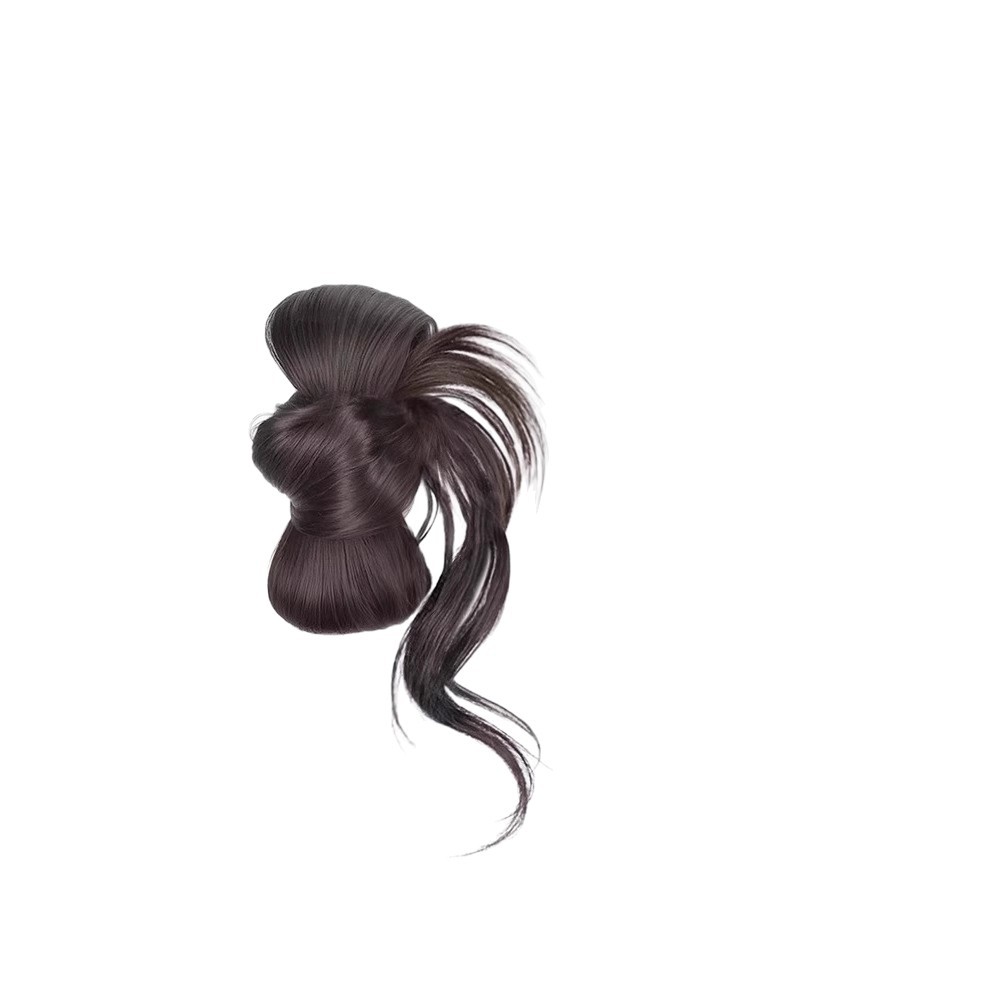 Hair Bun Wig for Women with Claw Clip, Realistic Human Hair, Bun Hairstyle, Natural Hair Tie, Hair Bun Wig
