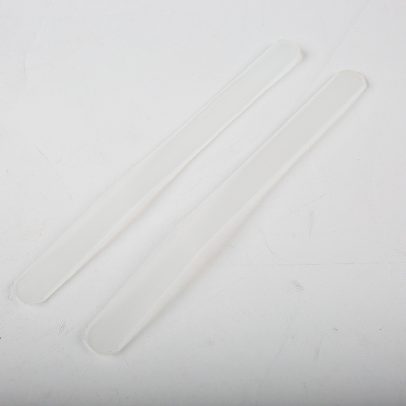 Factory Direct supply translucent plastic flat strip plastic stroller canvas support extrusion plastic strip PVC plastic layering