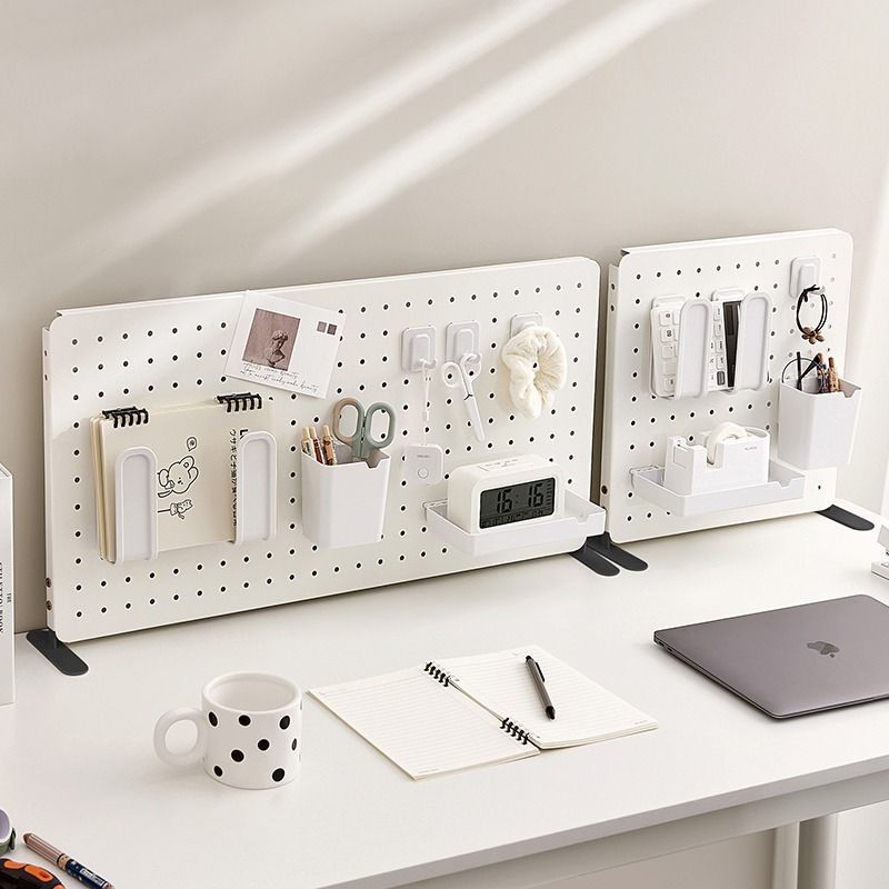 Wholesale Desktop Perforated Board Storage Rack Without Punching, Vertical Computer Desk Office Partition Baffle