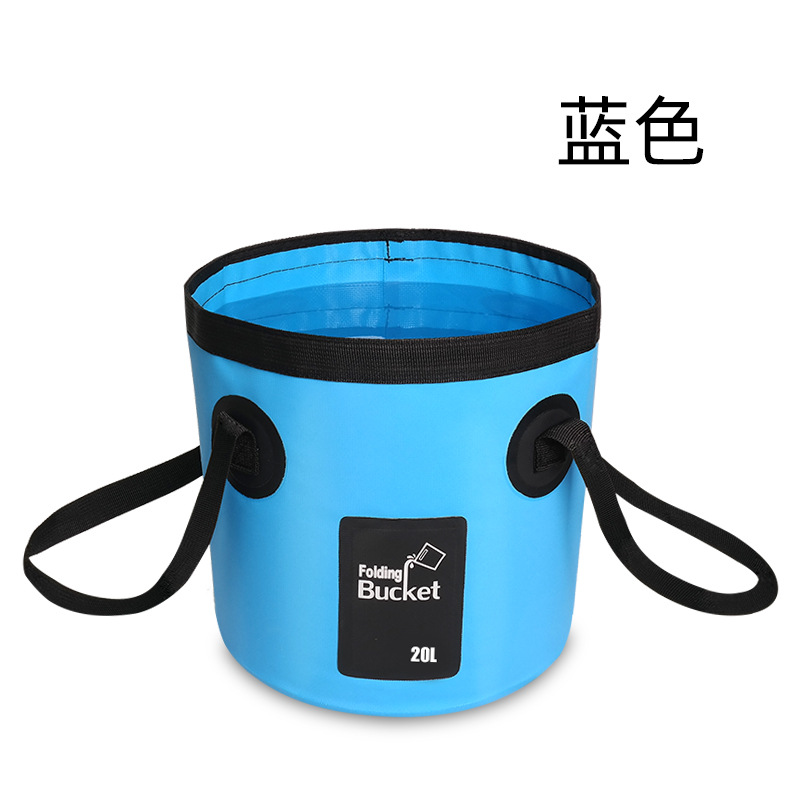 Factory direct new fishing bucket folding bucket outdoor convenient fishing box car wash bucket integrated molding