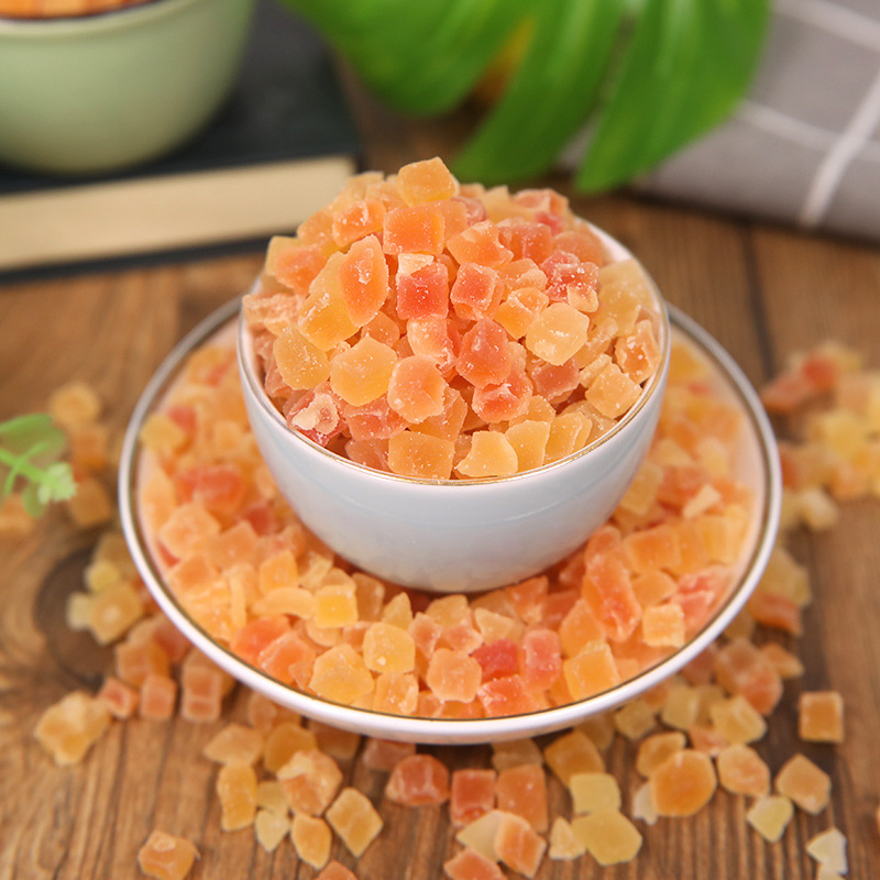 Tingran papaya 500g canned gold fruit papaya dried granules instant snacks baking raw materials mixed with dried yogurt