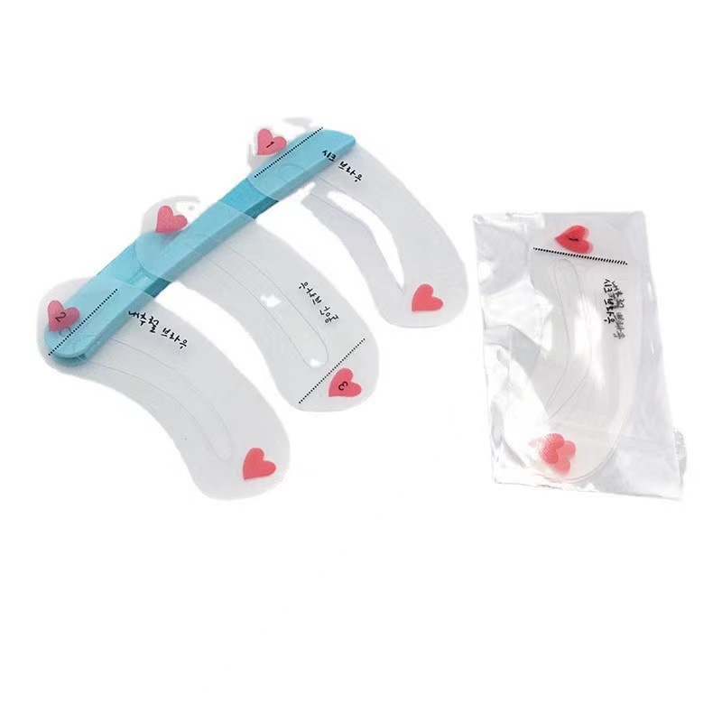 Hot sale 3PC South Korea eyebrow card eyebrow card eyebrow shaping card one-word eyebrow card eyebrow drawing auxiliary artifact eyebrow sticker with excellent price