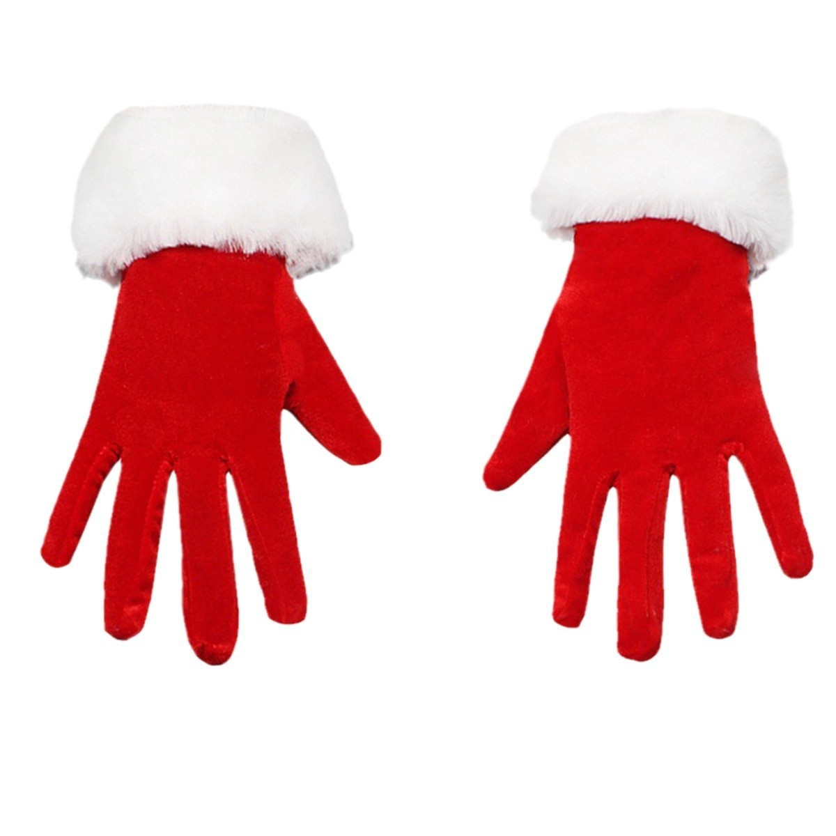 Короткие золотые бархатные перчатки для Рождества, для вечеринок, церемоний, костюмов