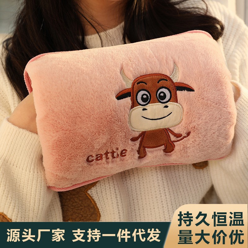 Национальный стандарт, грелка для воды, перезаряжаемая, грелка для рук, детская грелка, взрывозащищенная, грелка для воды, электрический обогреватель, специальный для горячего компресса, 2025 новый модель