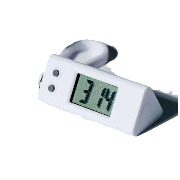 Student Long Triangle Backpack Keychain Electronic Watch Men's and Women's Gift Hanging Watch Electronic Watch Backpack Hanging Watch Electronic Watch