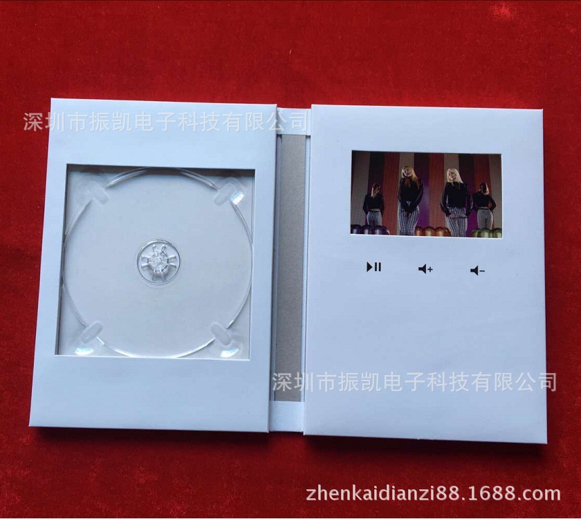 4.3inch Video Greeting Card Lcd Hd Electronic Greeting Card Corporate Brochure Video Player Invitation