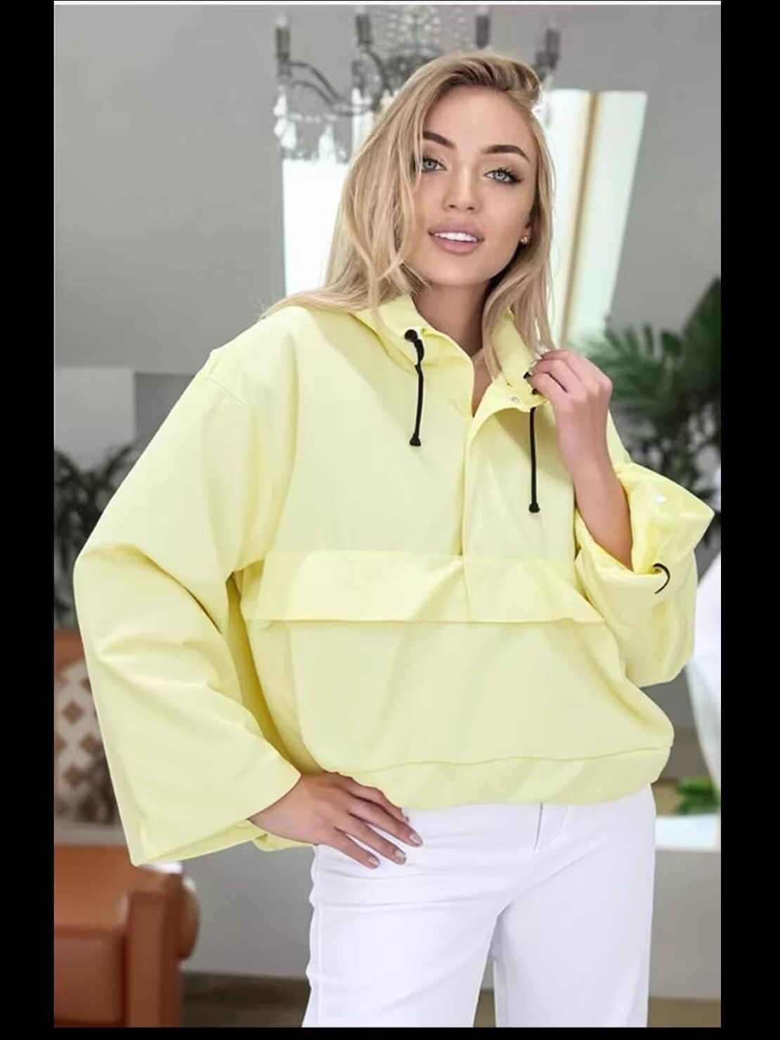 European and American Cross-Border Women's Clothing 2025 Summer New Casual Outdoor Three-Proof Fabric Workwear Style Hooded Jacket