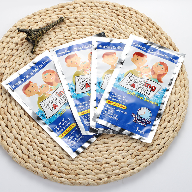 Summer heatstroke cooling stickers ice cooling stickers summer mobile phone cooling ice stickers hot military training Chinese English packaging