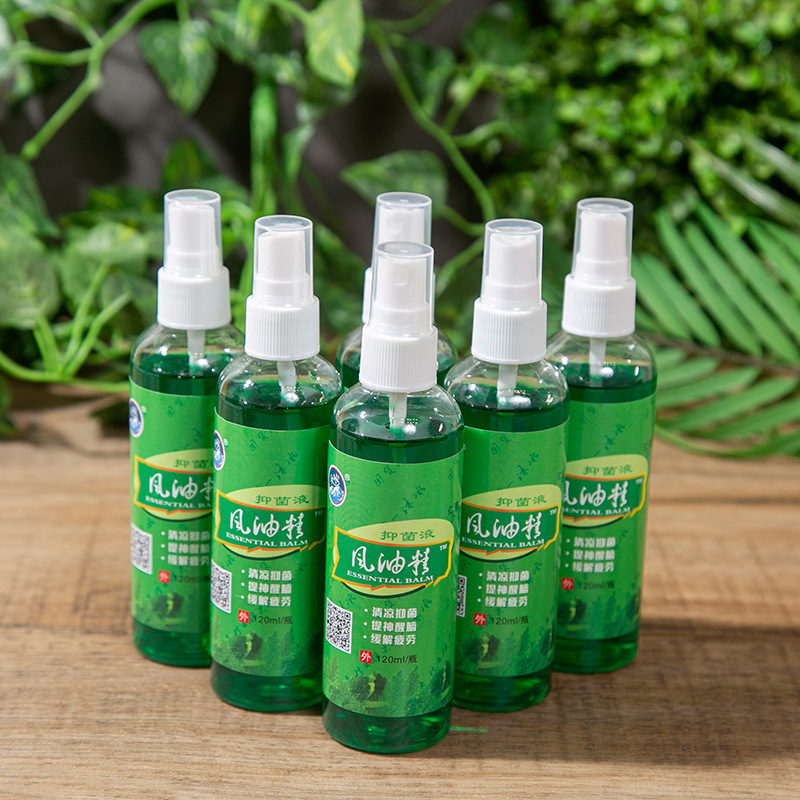 Mubing 120ml spray wind oil essence cool itch refreshing refreshing refreshing brain summer big bottle student factory wholesale 60ml