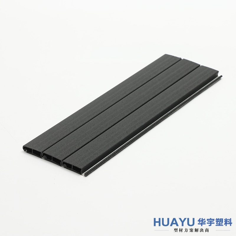 Customized Pvc Rolling Shutter Door Strip Furniture Accessories Pp Rolling Door Strip Plastic Wooden Cabinet Door Strip Accessories Extrusion Pvc Special-Shaped Material
