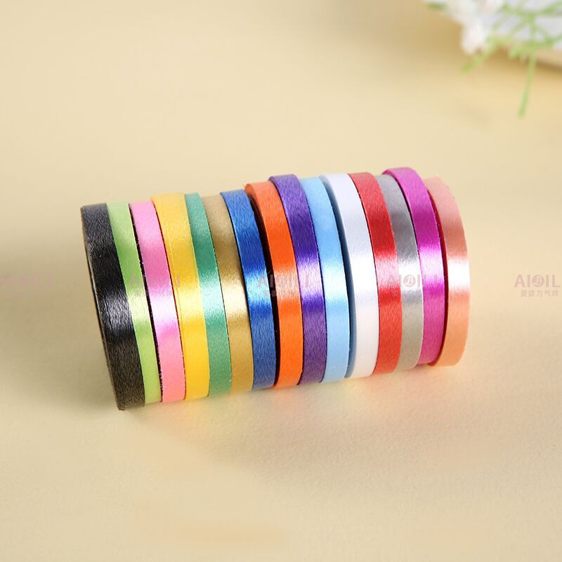 5 m 10 m Balloon Ribbon Wedding Laser Ribbon Tie Birthday Flag Ribbon Balloon Accessories Decorative Tying Rope