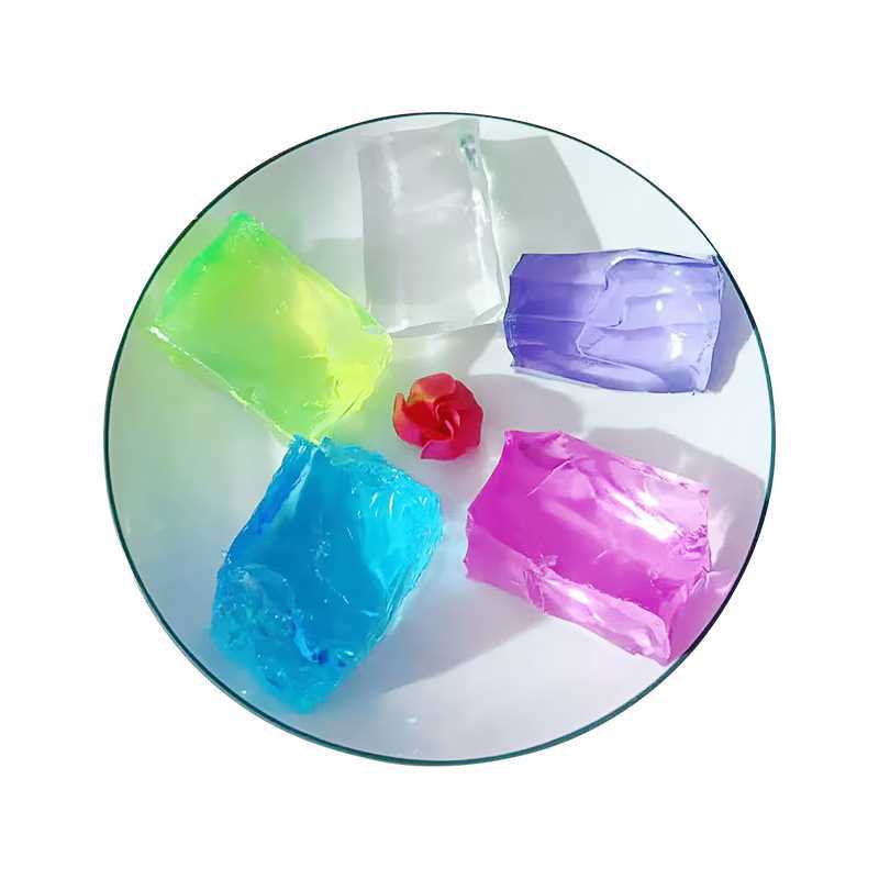 Jelly Wax Colorfuled Crystal Wax Raw Material Q-Elastic Dyi Hand-Kneaded Can Be Packed into Various Specifications