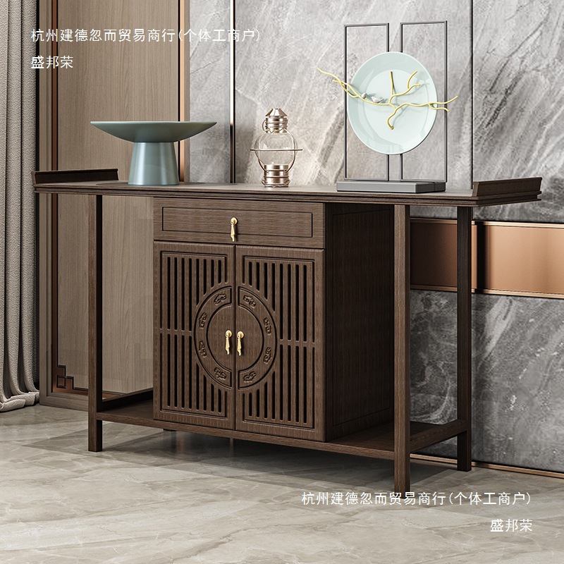 A12 новый китайский стиль, алтарный шкаф, стол для благовоний, шкаф для фойе, современное буддийское святилище, домашняя гостиная, простой и другие