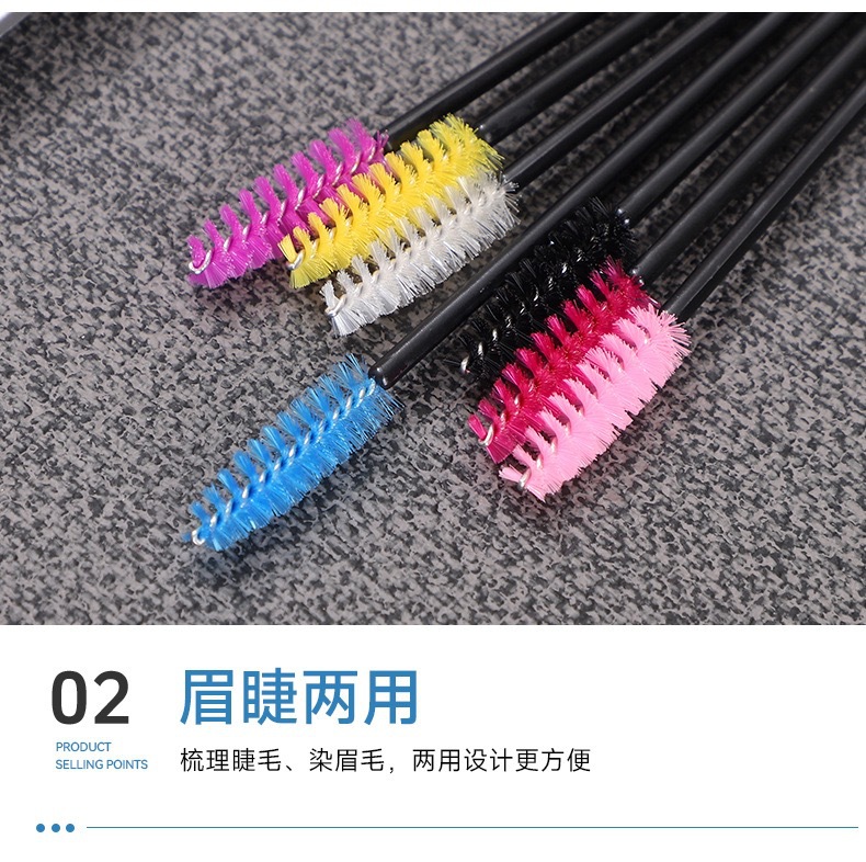 Factory Eyelash Brush Eyebrow Brush Spiral Brush Disposable Makeup Brush False Eyelash Brush Eyelash Comb Eyelash Curling Eyelash Brush