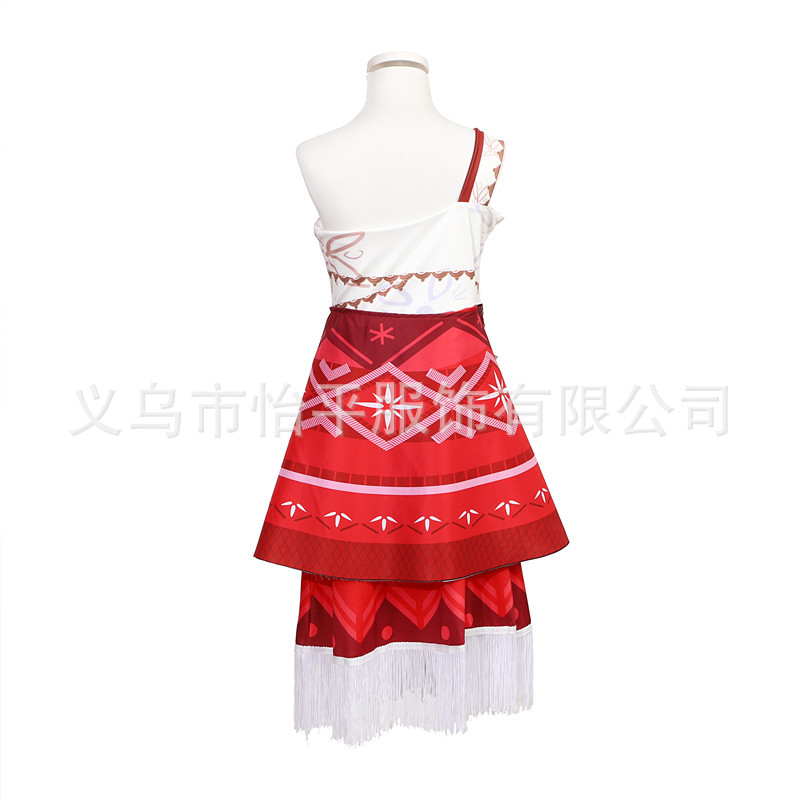Girls Moana 2 Moana Dress Halloween Cosplay Cosplay Costume Girls Performance Costume