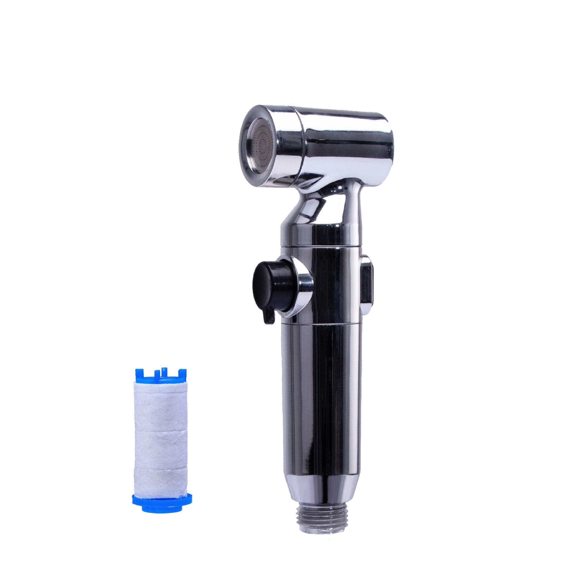 Black foreign trade ABS toilet accessory women's cleaner supercharged suit butt washer household toilet filter spray gun