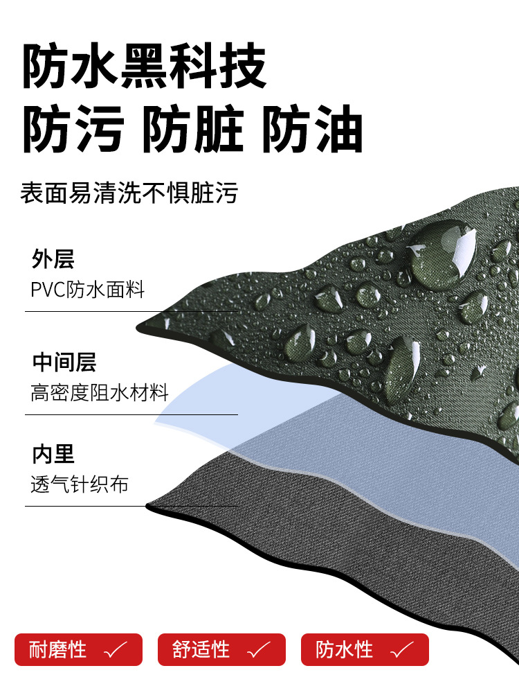 Water Pants Thickened Rain Pants Water Shoes Suit Fishing Suit Catching Fish Waterproof Pants Men's and Women's Fishing Half-length Leather Fork Wading Pants