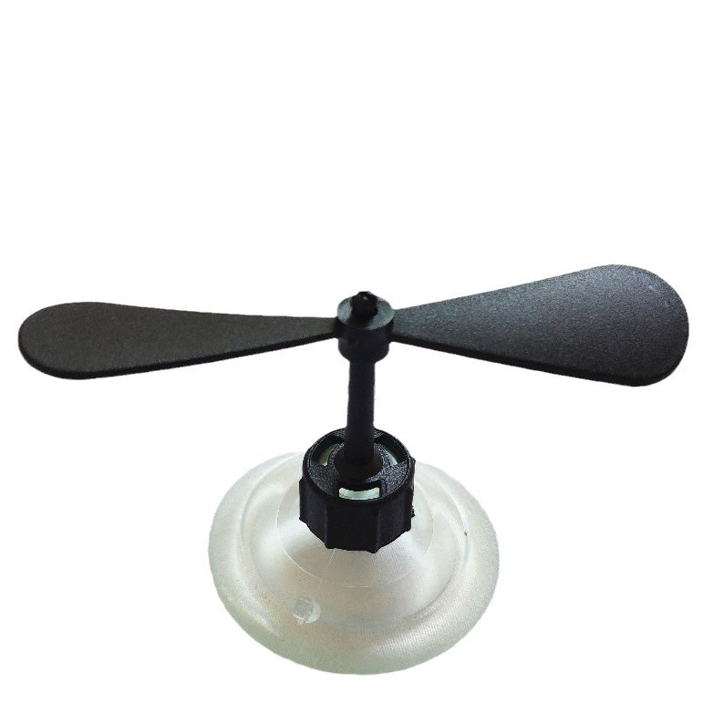 Personalized electric car motorcycle helmet bamboo dragonfly suction cup decoration Harley helmet safety helmet rotatable windmill