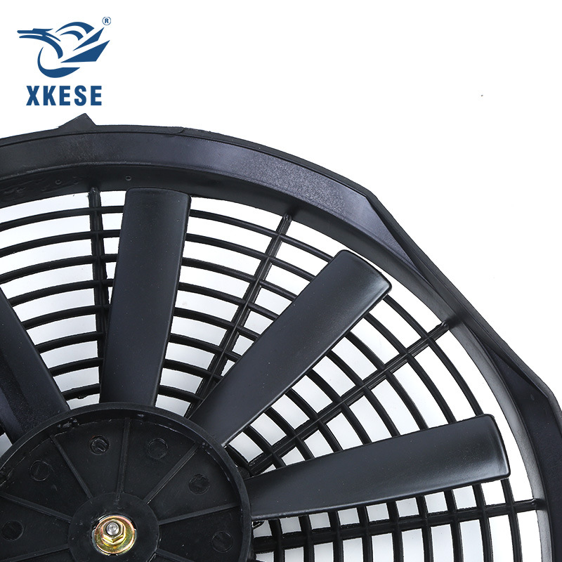 Cooling fan 12V car air conditioning cooling fan high speed fan 10 inch ultra-thin general car electronic fan