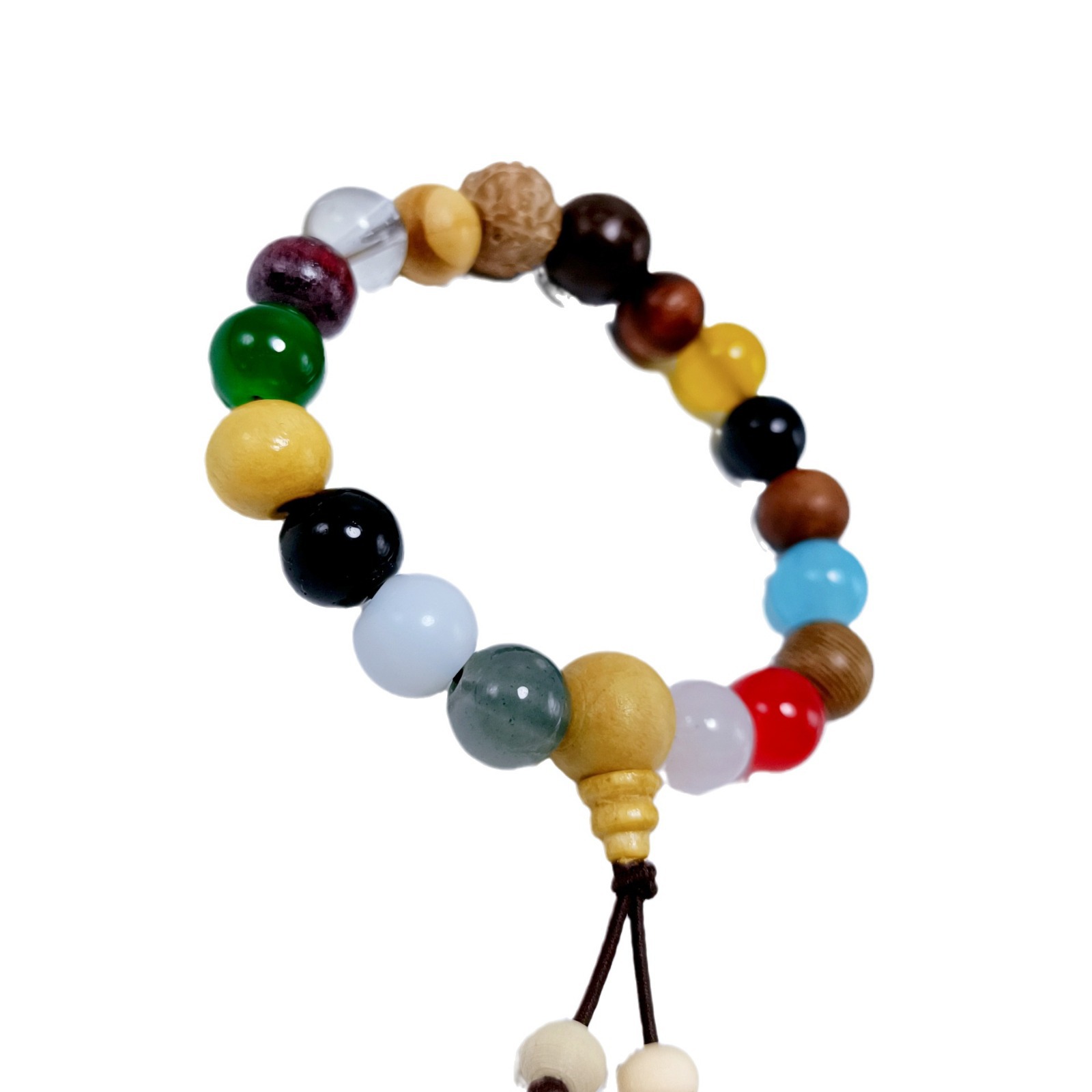 Factory wholesale 18 seeds Duobao 18 seeds Bodhi bracelet boutique walnut green sandalwood Fulu gourd bracelet jewelry