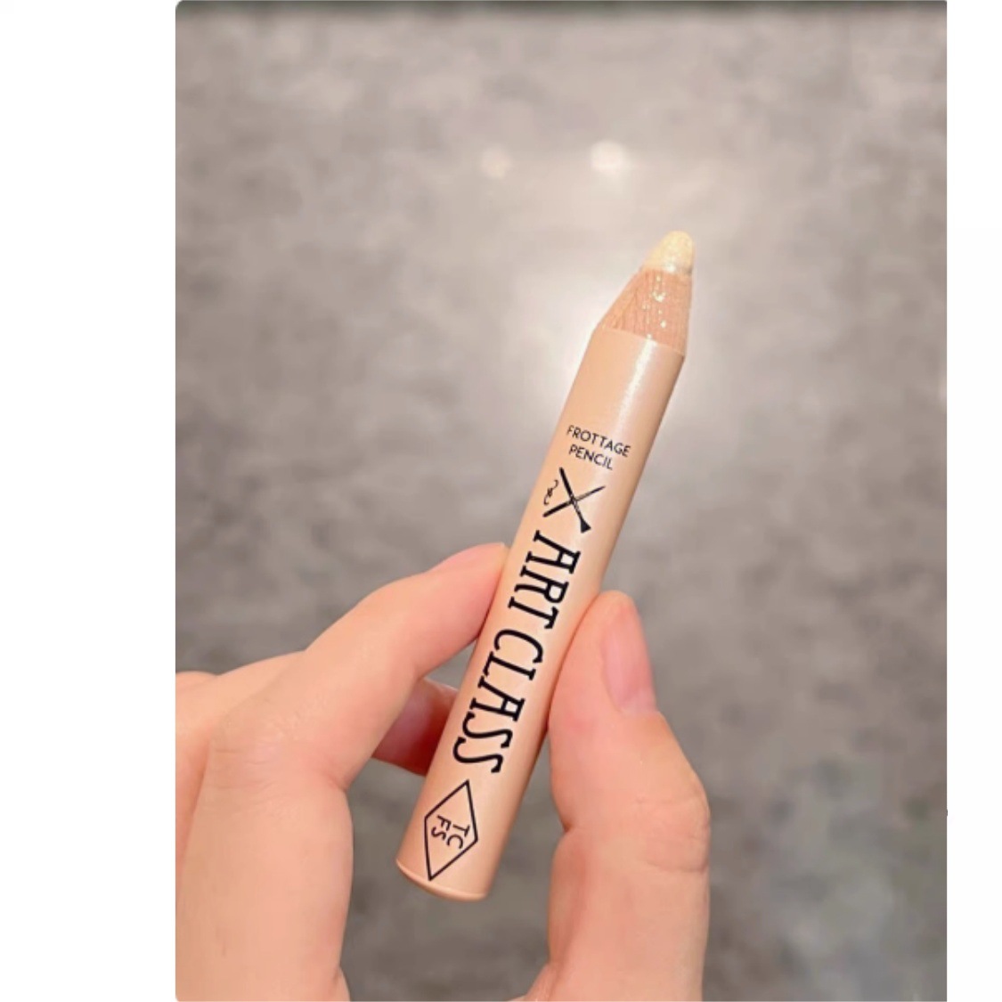 T Ol Fochool Cool/Eye Shadow Stick Champagne Pearlescent Glitter Eye Makeup