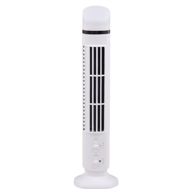 Cross-border Desktop USB bladeless fan creative student office home LED eye protection lamp Mini Tower Fan factory price