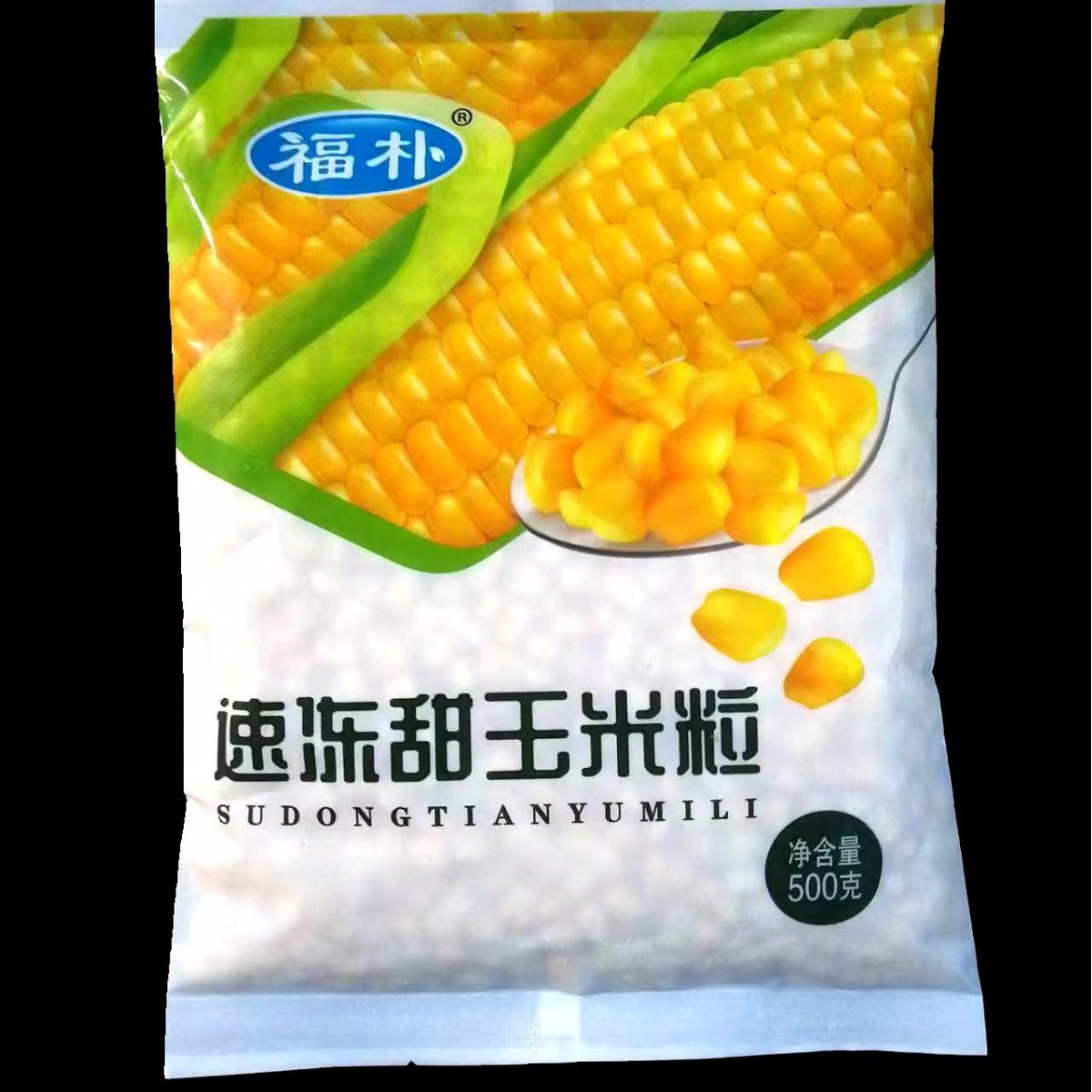 Сладкие зерна кукурузы Fupu 500г, кукурузные зерна для пиццы, салата, жареного риса