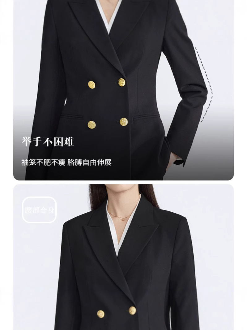 Dress High-end Suit suit Female College Student Jacket Civil Servant Interview Temperament New Suit Work Clothes Career
