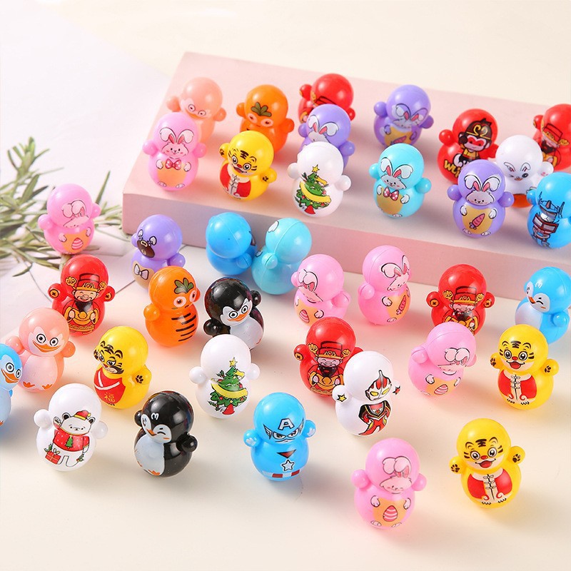 Mini Tumbler Cute Children's Toys Kindergarten Reward Toys Children's Healing and Decompression Ornaments Street Stalls Hot Sale