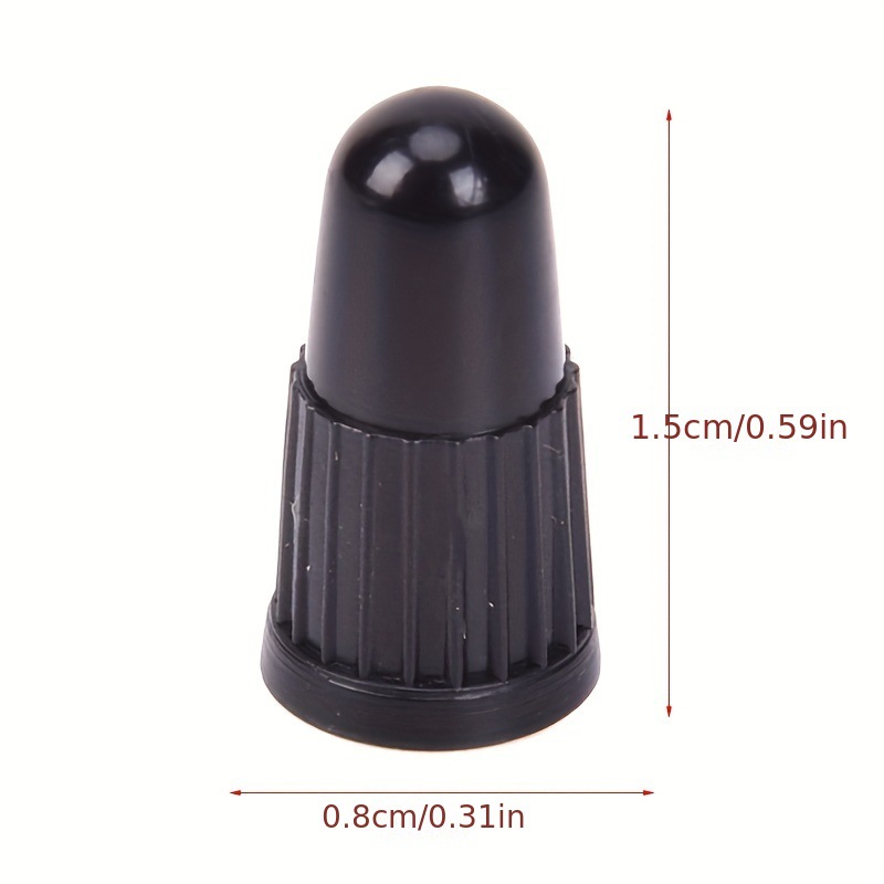Black plastic bicycle nozzle special valve cap valve core cap valve cover