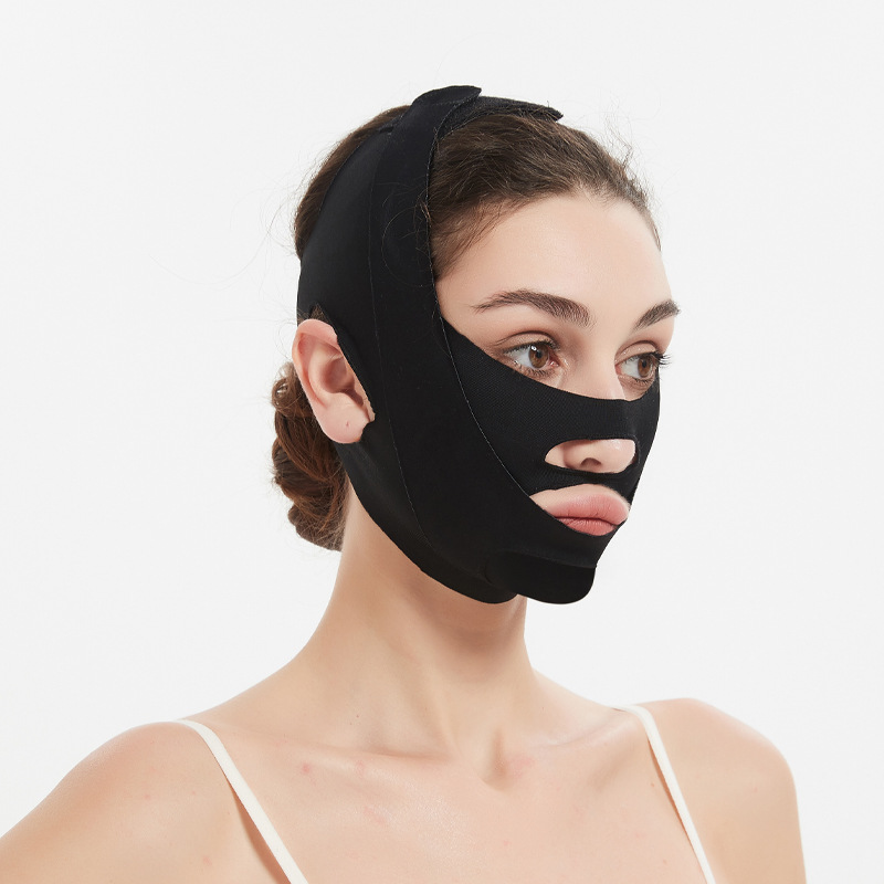 Skinny face mask tight lifting to remove French lines chin s face artifact postoperative v face skinny masseter sleep mask for hair