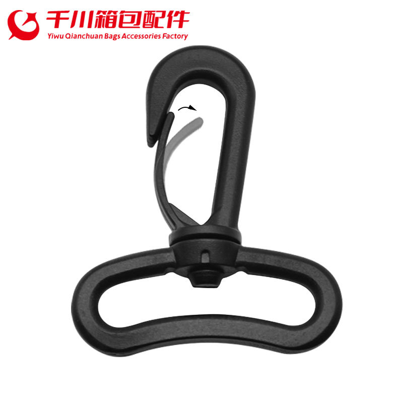 Plastic Hook Buckle for Luggage, 360-Degree Rotating Hook Buckle, Dog Buckle, Lobster Clasp, Strap Buckle Accessory, 25m Ultra-Light
