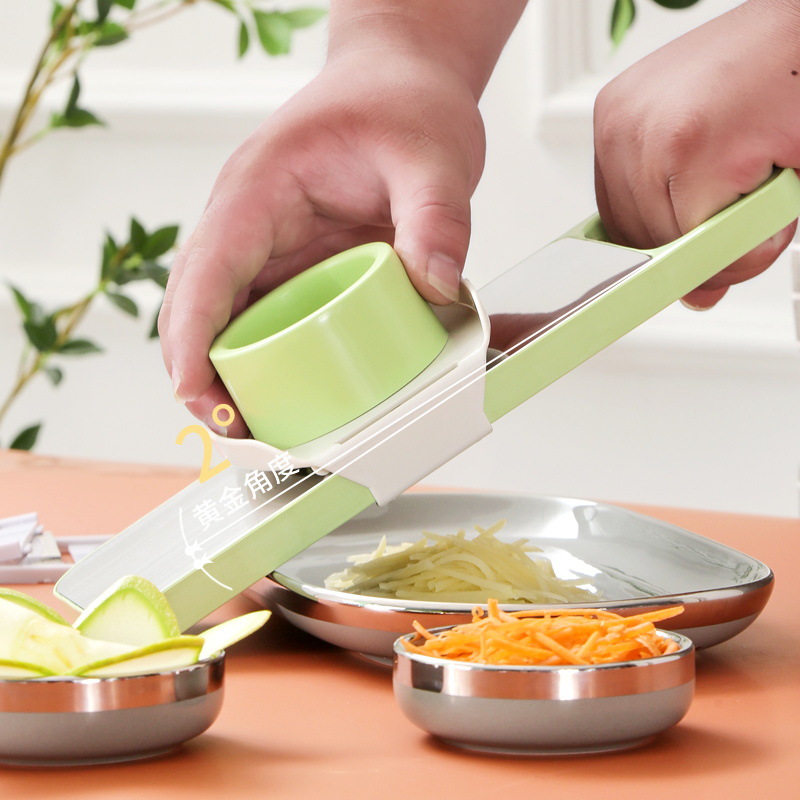 Multi-functional vegetable cutting artifact household shredder kitchen potato shredder grater wipers do not hurt hands thin thick silk